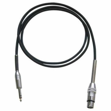 Bespeco IROMC600P Cavo Cannon Femmina - Jack bilanciato 6 metri IRO-MC-600-P