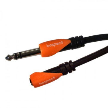 BESPECO SLFJJ180 CAVO PROLUNGA PER CUFFIE 1,8 MT JACK STEREO 6,3 MM PRESA JACK STEREO 6,3 MM -SLF-JJ-180