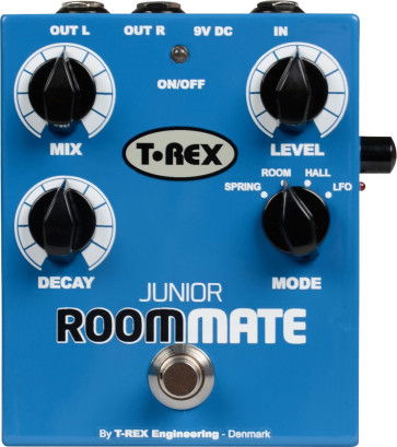 T-REX ROOM MATE JUNIOR TR10023 PEDALE EFFETTO REVERBERO PER CHITARRA TR-10023