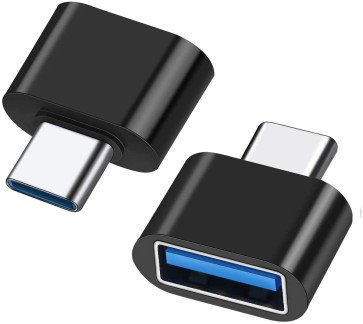 LEIZHAN Adattatore USB C a USB 3.0, Adattatore Tipo-C a USB 3.0 con OTG Connettore Alta velocità Compatibile con MacBook PRO 2019/2018, Samsung Galaxy S8/S9/S10