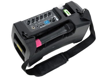 DJ TECH UVISA 50BT SISTEMA DI AMPLIFICAZIONE PORTATILE WIRELESS BLUETOOTH 50W A BATTERIA RICARICABILE