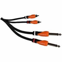 BESPECO SILOS SLY2JR300 CAVO PROFESSIONALE 2 JACK MASCHIO - 2 RCA MASCHIO 3 MT SLY-2-JR-300
