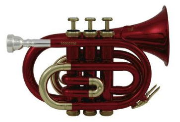 Roy Benson gewa PT-101R TROMBA POCKET SIB ROSSA SERIE STUDENT