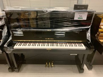 YAMAHA U3 PIANOFORTE ACUSTICO VERTICALE COLORE NERO RIGENERATO CON SISTEMA SILENT GENIO