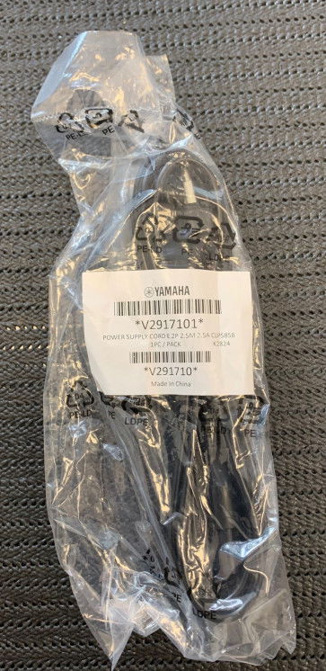 YAMAHA ( V2917101 ) V291710 CAVO CORRENTE POWER SUPPLY PER COLLEGAMENTO AD ALIMENTATATORE YAMAHA