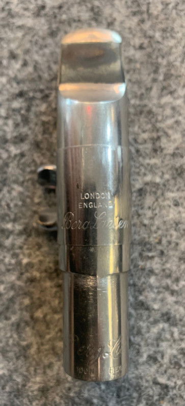 BERG LARSEN 105/2 SMS BOCCHINO IN METALLO PER SAX SASSOFONO TENORE   OCCASIONE USATO IN GARANZIA 12 MESI