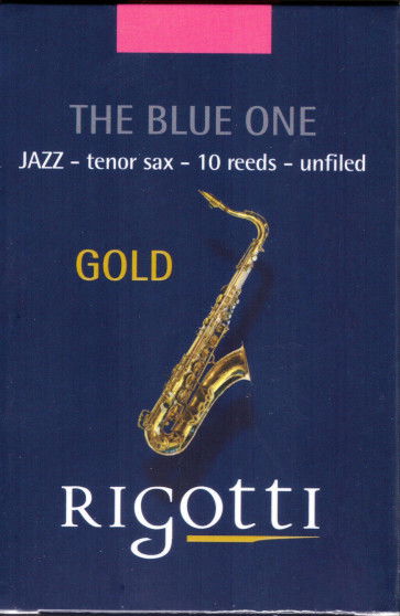 RIGOTTI SCATOLA ANCE 10 PEZZI GOLD PER SAX SASSOFONO TENORE 2 MEDIUM