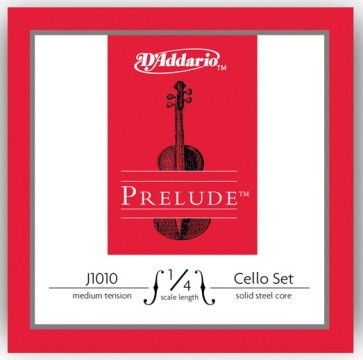 D'ADDARIO PRELUDE J1010  MUTA SET CORDE PER VIOLONCELLO 1/4 TENSIONE MEDIA CELLO