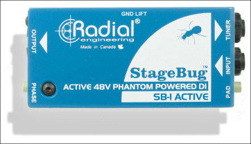 RADIAL SB1 STAGEBUG ACTIVE ACUSTIC DIRET BOX D.I. PER STRUMENTI ACUSTICI  SB-1