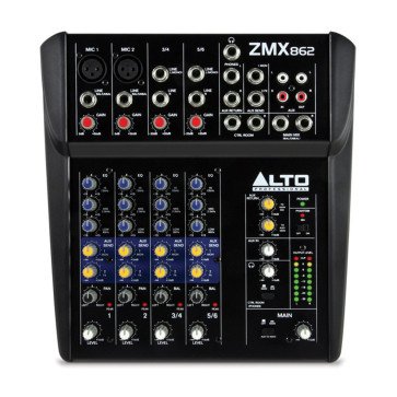 ALTO PROFESSIONAL ZEPHYR ZMX862 MIXER COMPATTO 6 CANALI  ZMX-862