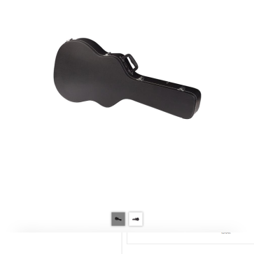 ROCKBAG RC 10618 BCT/SB CASE CUSTODIA NERA RIGIDA SAGOMATA PER CHITARRA CLASSICA 