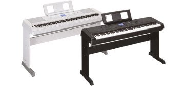 YAMAHA DGX660 BLACK NERO O BIANCO PIANO PIANOFORTE DIGITALE CON ARRANGER WORKSTATION DGX-660 88 TASTI PESATI 