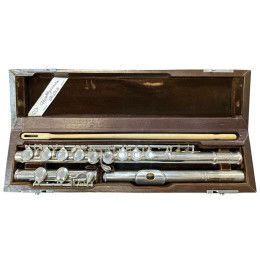 MIYAZAWA MS95S FLAUTO TRAVERSO CON TESTATA IN ARGENTO IN ARGENTO OCCASIONE USATO IN GARANZIA