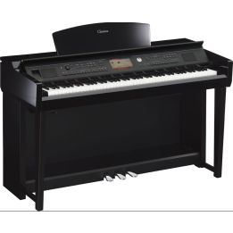 YAMAHA CLAVINOVA CVP705PE PIANO PIANOFORTE DIGITALE GRADED HAMMER NERO LUCIDO CON RITMI CVP-705 PE
