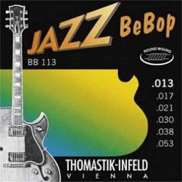 THOMASTIK BB113 JAZZ BIPOP MUTA CHITARRA ELETTRICA RUVIDE 013 / 053 BB-113