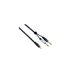 BESPECO EAYMSJ500 CAVO MINI JACK 3,5 MM TRS/ 2 JACK 6,3 MM MONO LUNGHEZZA 5 MT EAYMSJ-500