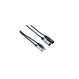 BESPECO EAY2X2R500 CAVO 2 CANNON XLR MASCHIO/ 2 RCA LUNGHEZZA 5 MT EAY2X2R-500 