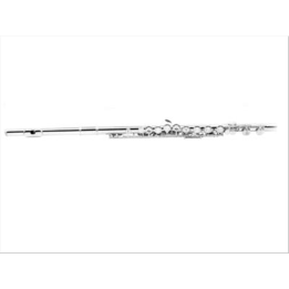 FLORET FL201S FLAUTO TRAVERSO ARGENTATO FORI CHIUSI FL-201-S