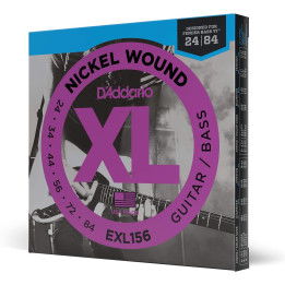 D'ADDARIO EXL156 MUTA CORDE PER CHITARRA BARITONA ELETTRICA EXL-156 24/84