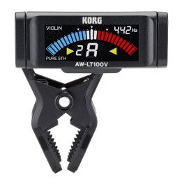 KORG AW-LT100V ACCORDATORE A CLIP SPECIFICO PER VIOLINO E VIOLA AW-LT-100-V