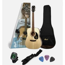 CORT CAP-810-OP KIT PACK CHITARRA ACUSTICA NATURAL CON CUSTODIA MORBIDA