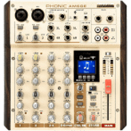 PHONIC AM 6 GE MIXER BLUETOOTH 6 CANALI CON USB  AM6GE