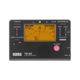 KORG TM60BK ACCORDATORE METRONOMO DIGITALE TM-60-BK COLORE NERO