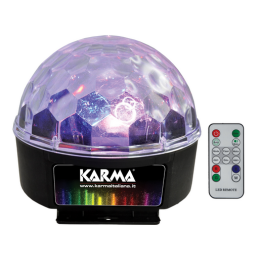 KARMA DJ 355LED  EFFETTO LUCE A LEDS 6 X 3w DJ355 LED