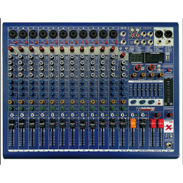 AUDIODESIGN LIVE X12 MIXER 12 CANALI CON EFFETTI USB BLUETOOTH 