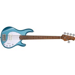 STERLING BY MUSIC MAN STINGRAY RAY35 BASSO ELETTRICO 5 CORDE BLUE SPARKLE