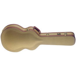STAGG GCX-SA GD CUSTODIA RIGIDA PER CHITARRA SEMIACUSTICA GOLD TWEED