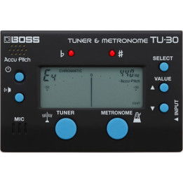 BOSS TU30 ACCORDATORE METRONOMO NERO TU-30
