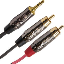QUIKLOK ITST//J352RCA-5 CAVO MINI JACK STEREO 3,5 TRS/2 RCA LUNGHEZZA 5MT 